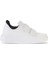 Beyaz-Siyah Kadın Deri Sneaker K3422734 1