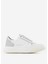 Beyaz - Gümüş Kadın Deri Sneaker ASAZHWW1669WSV 1