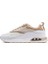Beyaz-Altın Kadın Deri Sneaker 12306001230 2