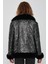 Jet Set Kadın Siyah Çift Taraflı Teddy Ceket 23WGD50944S 3