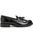 Siyah Kadın Deri Loafer 93318 1