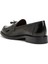 Siyah Kadın Deri Loafer 93318 3