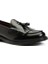 Siyah Kadın Deri Loafer 93318 6