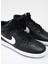 CD5436-001 Wmns Nike Court Vision Siyah Deri Kadın Günlük Spor Ayakkabı 4