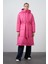 Pembe Uzun Puffer Mont 1