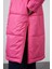 Pembe Uzun Puffer Mont 3