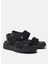 TB0A61N4EK41-GREYFIELD Sandal Backs Siyah Deri Kadın Sandalet 3