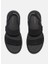 TB0A61N4EK41-GREYFIELD Sandal Backs Siyah Deri Kadın Sandalet 6