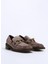 Bej Kadın Süet Loafer P9160A 2