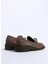 Bej Kadın Süet Loafer P9160A 3