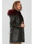Celine Kadın Yeşil Kapüşonlu Kürklü Parka 23WGE5144R3 3