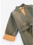 Quilted Keten Ceket Haki / Oak Buff 2