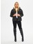 Antrasit Kadın Comfort Fit Kaban U69424 3