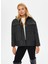 Antrasit Kadın Comfort Fit Kaban U69424 4