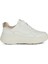 Beyaz-Altın Kadın Deri Sneaker D Nebula 2.0 x B 1