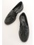 Lily Siyah Cilt Kadın Loafer 2