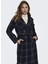 Lacivert Kadın Kaban Onlpatrıcıa Check Wool Coat Otw 3