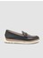 %100 Hakiki Deri Siyah Kadın Loafer 1