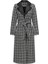 Siyah Kadın Kaban Onlnewrıta Houndtooth Coat Otw 1