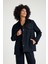 Içi Kürklü Oversize Denim Ceket 1