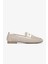 Topy Kadın Naturel/gold Deri & Tekstil Loafer Ayakkabı 1