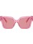 Dolce&gabbana DG4471 Köşeli Pembe Şeffaf Kadın Güneş Gözlüğü 1