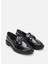 Kadın Rugan Siyah Tokalı Klasik Loafer 2