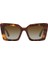 Ray-Ban RB3016 Clubmaster Fleck Kare Kahve Erkek Polarize Güneş Gözlüğü 1