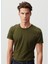 Haki Erkek Standart T-Shirt MDEC1E25KAKI 2