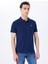 Lacivert Erkek Relaxed Baskılı Polo T-Shirt M5SM-TST1335 1