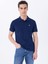 Lacivert Erkek Relaxed Baskılı Polo T-Shirt M5SM-TST1335 3
