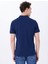 Lacivert Erkek Relaxed Baskılı Polo T-Shirt M5SM-TST1335 5