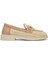 Siyah Kadın Deri - Hasır Loafer 775 6067 Bn Ayk Y24 1