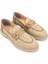 Siyah Kadın Deri - Hasır Loafer 775 6067 Bn Ayk Y24 2