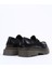 Siyah Kadın Deri Loafer P9101 4