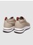 Triko Bej Bağcıklı Kadın Sneaker 3
