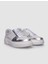 %100 Hakiki Deri Beyaz - Gri Kadın Sneaker 2