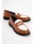 Taba-Krem Kadın Loafer 222-24024 1