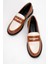 Taba-Krem Kadın Loafer 222-24024 2