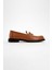 Taba-Krem Kadın Loafer 222-24024 4