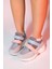 Berge Buz Multi Kadın Cırtlı Dolgu Taban Spor Sneakers 4