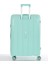 V305 Ultra Hafif Plastik Materyal Polipropilen Büyük Boy Valiz - Su Yeşili 1