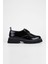 Siyah Kadın Süet Loafer 775 5002 Bn Ayk SK23/24 1