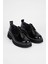 Siyah Kadın Süet Loafer 775 5002 Bn Ayk SK23/24 2