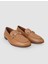 %100 Hakiki Deri Taba Tokalı Kadın Loafer 2