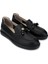 Siyah Kadın Deri Loafer 1037 6005 Bn Ayk SK24-25 2