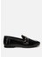 Kadın Deri Siyah Tokalı Loafer 4