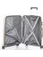 V305 Ultra Hafif Plastik Materyal Polipropilen Büyük Boy Valiz- Kemik Gri 4