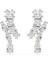 5700418 Swarovski Küpe Matrıx:pe Whı/rhs 1