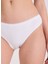 5’li Beyaz Pamuk Elastan Karışımı Mini Boy Kadın Slip Olıvıa Mını 5
